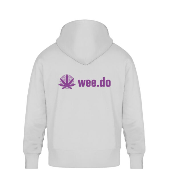 Hoodie, wee.do logo, back print, relaxed fit - Unisex Oversized Organic Hoodie-6961