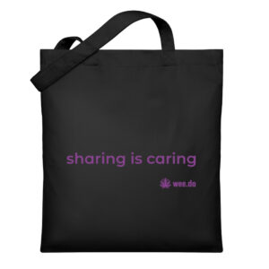 Bag "sharing is caring" - Organic Jutebeutel-16
