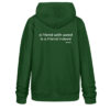 Hoodie, big wee.do logo, white back print, medium fit - Unisex Organic Hoodie 2.0 ST/ST-833