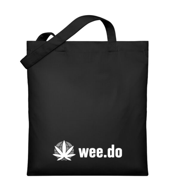 Bag, wee.do logo, white print, organic cotton - Organic Jutebeutel-16