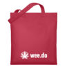 Bag, wee.do logo, white print, organic cotton