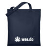 Bag, wee.do logo, white print, organic cotton - Organic Jutebeutel-6959