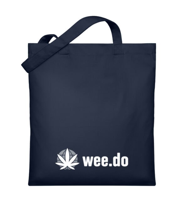 Bag, wee.do logo, white print, organic cotton - Organic Jutebeutel-6959