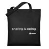 Bag "sharing is caring", white print - Organic Jutebeutel-16