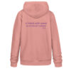 Hoodie, “a friend with weed…”, back print, medium fit - Unisex Organic Hoodie 2.0 ST/ST-7089