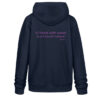Hoodie, “a friend with weed…”, back print, medium fit - Unisex Organic Hoodie 2.0 ST/ST-6959