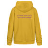 Hoodie, “a friend with weed…”, back print, medium fit - Unisex Organic Hoodie 2.0 ST/ST-7096