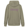 Hoodie, “a friend with weed…”, back print, medium fit - Unisex Organic Hoodie 2.0 ST/ST-651