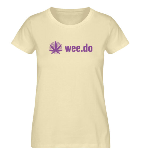Women-s fitted T-Shirt, wee.do logo, front print - Damen Premium Organic Shirt-7052