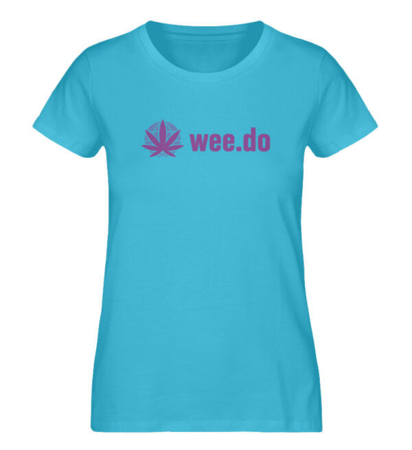 Women-s fitted T-Shirt, wee.do logo, front print - Damen Premium Organic Shirt-2462