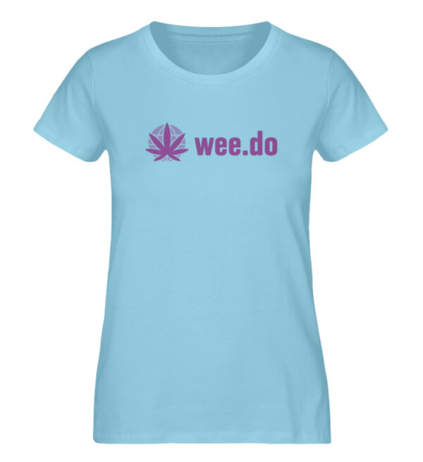 Women-s fitted T-Shirt, wee.do logo, front print - Damen Premium Organic Shirt-674