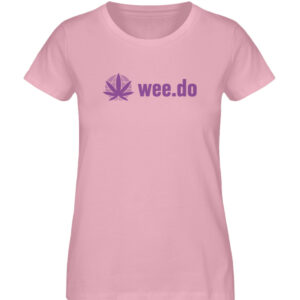 Women-s fitted T-Shirt, wee.do logo, front print - Damen Premium Organic Shirt-6883