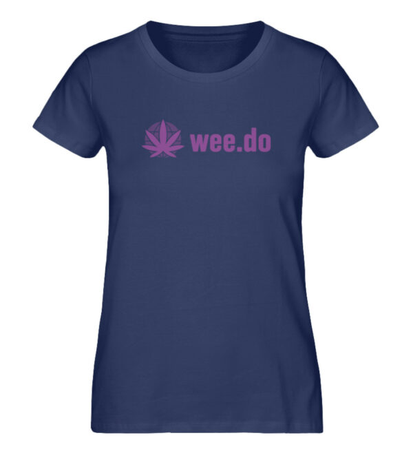 Women-s fitted T-Shirt, wee.do logo, front print - Damen Premium Organic Shirt-6057
