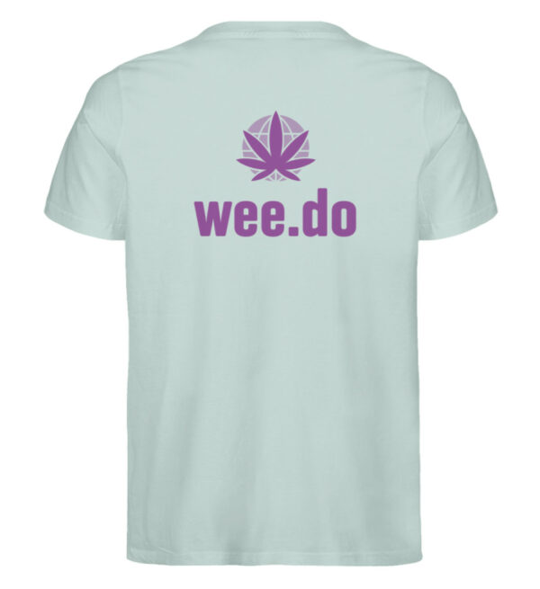 T-Shirt, big wee.do logo, back brint, unisex, medium fit - Herren Premium Organic Shirt-7033