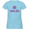 Women-s fitted T-Shirt, big wee.do logo, back print - Damen Premium Organic Shirt-674