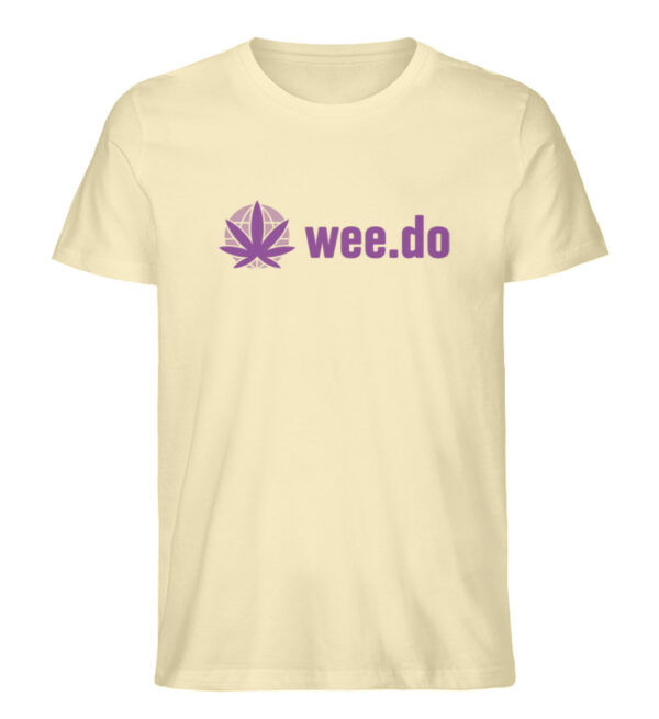 T-Shirt, wee.do logo, front print, unisex, medium fit - Herren Premium Organic Shirt-7052