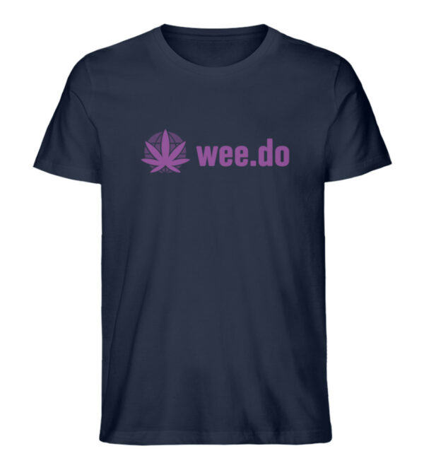 T-Shirt, wee.do logo, front print, unisex, medium fit - Herren Premium Organic Shirt-6959