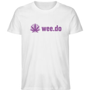 T-Shirt, wee.do logo, front print, unisex, medium fit - Herren Premium Organic Shirt-7197