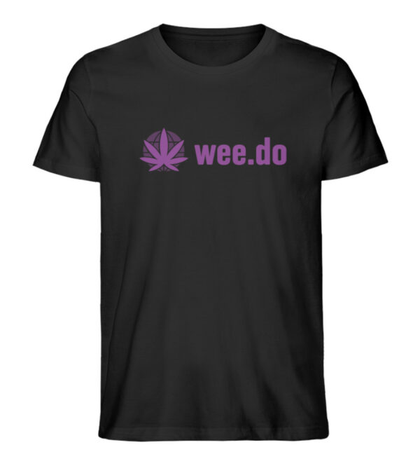 T-Shirt, wee.do logo, front print, unisex, medium fit - Herren Premium Organic Shirt-16