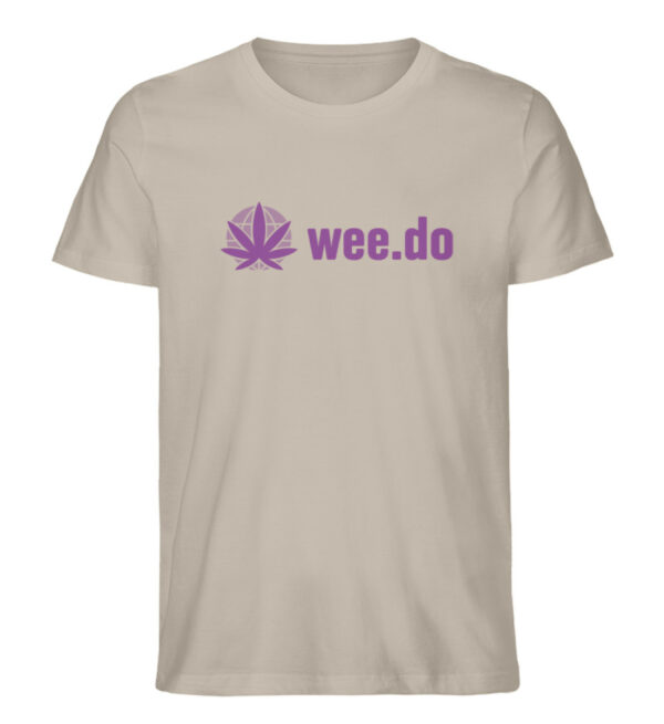 T-Shirt, wee.do logo, front print, unisex, medium fit - Herren Premium Organic Shirt-7081