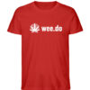 T-Shirt, wee.do logo, white front print, unisex, medium fit - Herren Premium Organic Shirt-4