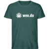 T-Shirt, wee.do logo, white front print, unisex, medium fit - Herren Premium Organic Shirt-7032