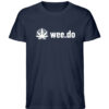 T-Shirt, wee.do logo, white front print, unisex, medium fit - Herren Premium Organic Shirt-6959