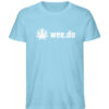 T-Shirt, wee.do logo, white front print, unisex, medium fit - Herren Premium Organic Shirt-674
